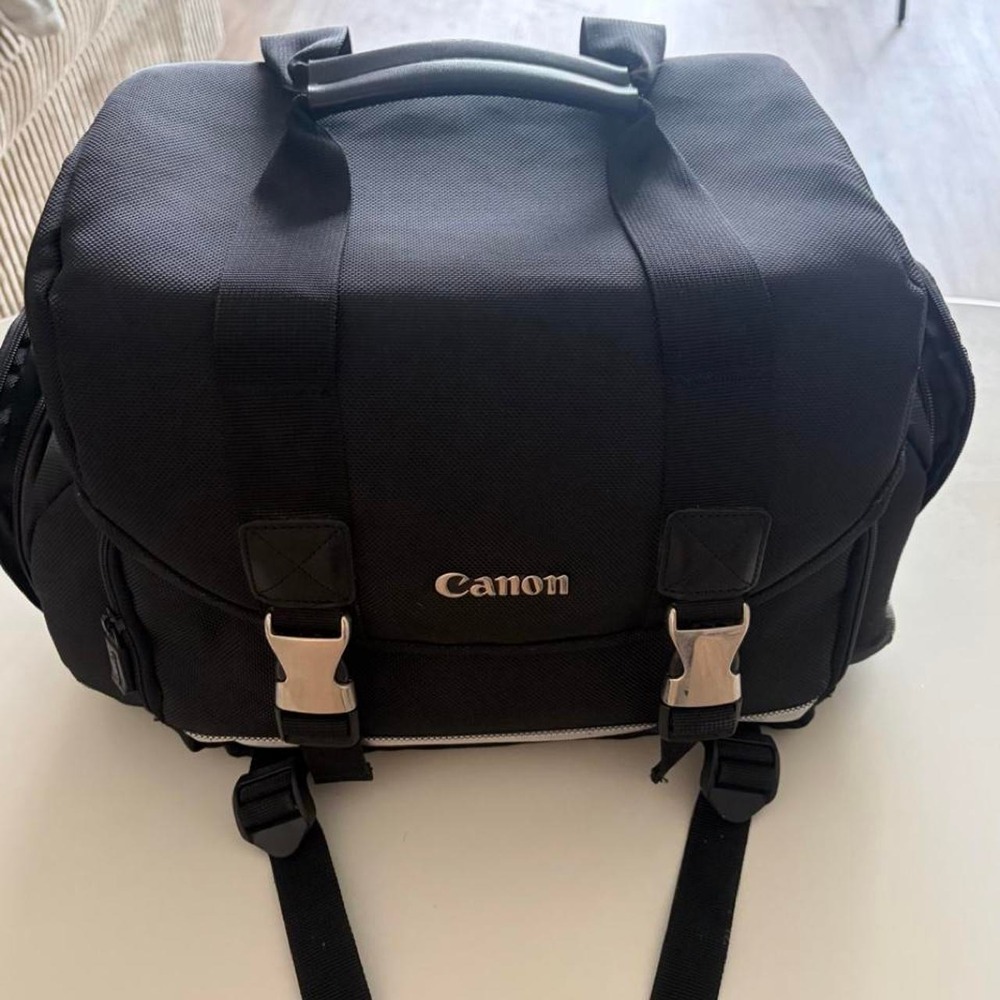 Canon 200DG Deluxe DSLR Camera Bag Black Padded Photography Shoulder Case